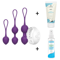 Pack œufs Rewobeads vibrants + Lubrifiant + Nettoyant Rewolution - 1